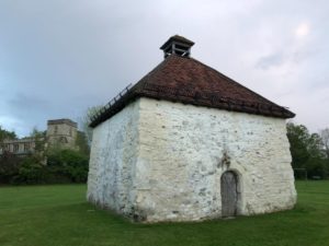 The Dovecot with St Dunstan's Church in background JM