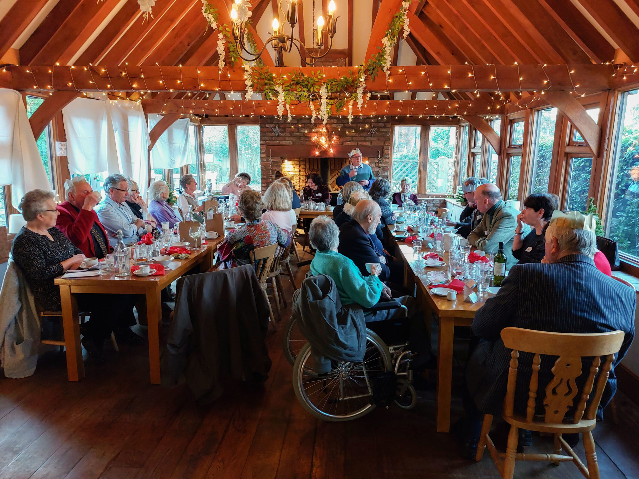 Christmas Lunch at The Crown, Granborough Buckinghamshire Gardens Trust